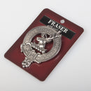 Fraser of Lovat Clan Crest Badge in Pewter