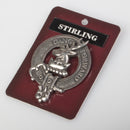 Stirling Clan Crest Badge in Pewter