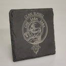 Russell Clan Crest Slate Coaster