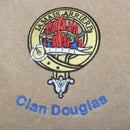 Canvas Messenger Bag with Embroidered Crest