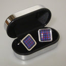 Montgomery Modern Tartan Cufflinks - Choose Your Shape