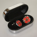 Dunbar Modern Tartan Cufflinks - Choose Your Shape.