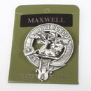 Maxwell Clan Crest Badge in Pewter