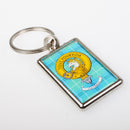 Double Sided Clan Crest Silver Effect Keyring