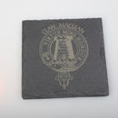 MacLean Clan Crest Slate Coaster