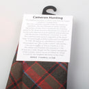 Pure Wool Tie in Cameron Weathered Tartan