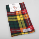 Wool Tartan Pocket Square in Buchanan Modern Tartan.