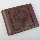 MacPherson Clan Crest Real Leather Wallet