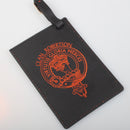 Robertson Clan Crest Engraved PU Leather Luggage Tag