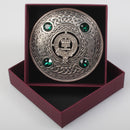Robertson Clan Crest Pewter Plaid Brooch