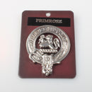 Primrose Clan Crest Badge in Pewter