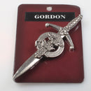 Clan Crest Pewter Kilt Pin with Gordon Crest