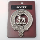 Scott Clan Crest Badge in Pewter
