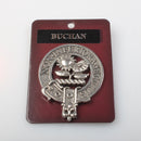 Buchan Clan Crest Badge in Pewter