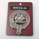Douglas Clan Crest Badge in Pewter