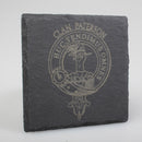 Paterson Clan Crest Slate Coaster
