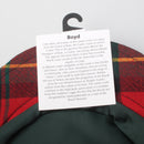 Pure Wool Golf Cap in Boyd Tartan
