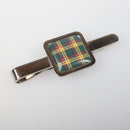 Tartan Square Tie Slide