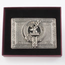 Fraser of Lovat Pewter Clan Crest Buckle For Kilt Belts