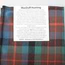 Wool Tartan Pocket Square in MacDuff Hunting Ancient Tartan