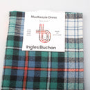 Wool Tartan Pocket Square in MacKenzie Dress Ancient Tartan