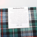Wool Tartan Pocket Square in MacKenzie Dress Ancient Tartan