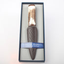 Scottish Staghorn Sgian Dubh With Walnut