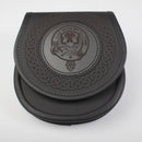 Crest Leather Sporran - Any Crest