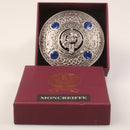 Moncreiffe Clan Crest Pewter Plaid Brooch