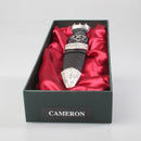 Cameron Clan Crest Stone Top Thistle Design Sgian Dubh