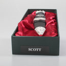Scott Clan Crest Stone Top Thistle Design Sgian Dubh