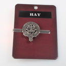 Clan Crest Tie Clips in Pewter - St Kilda