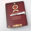 Clan Crest Tie Clips in Pewter - St Kilda