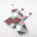 Tie and Pocket Square Gift Set - Stewart Dress Modern Tartan