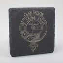 Taylor Clan Crest Slate Coaster