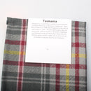 Wool Tartan Pocket Square in Tasmania Tartan