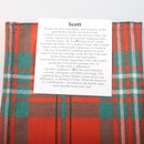 Wool Pocket Square in Scott Ancient Tartan