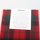 Wool Tartan Pocket Square in Robertson Modern Tartan