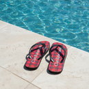 Robertson Tartan Flip Flops With Matching Bag