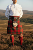 Maxwell Pewter Clan Crest Buckle For Kilt Belts