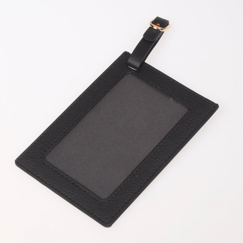 Little Clan Crest Engraved PU Leather Luggage Tag