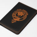 Robertson Clan Crest Leather Passport Cover