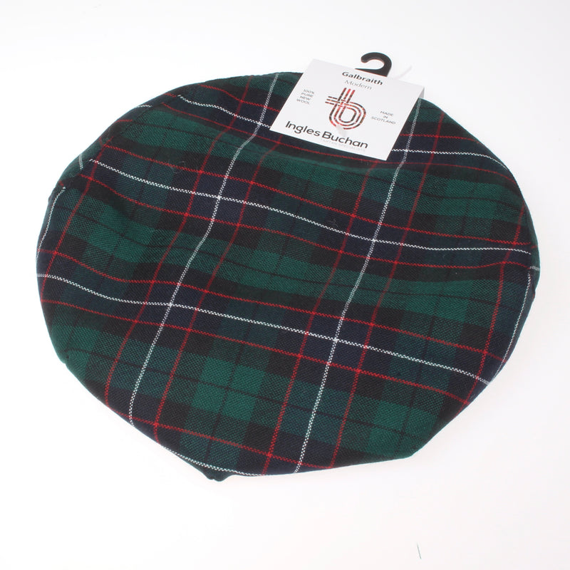 Pure Wool Golf Cap in Galbraith Modern Tartan