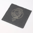 Thompson Clan Crest Slate Coaster