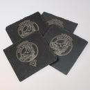 Thompson Clan Crest Slate Coaster