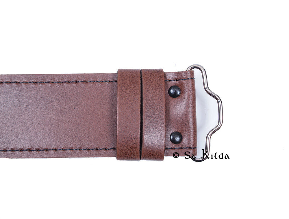 Plain Leather Kilt Belt 