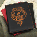 Lumsden Clan Crest Leather Passport Cover