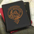 MacDuff Clan Crest Leather Passport Cover