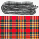 Wool Strip Ribbon in MacGill Modern Tartan - 5 Strips, Choose your Width, perfect for weddings and versatile decorations.