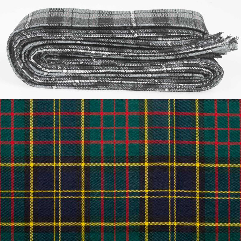 Wool Strip Ribbon in MacMillan Hunting Modern Tartan - 5 Strips, Choose your Width